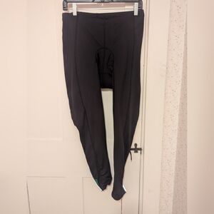 🖤 Canari Black XL Cycling Tights Gel Seat ankle zip